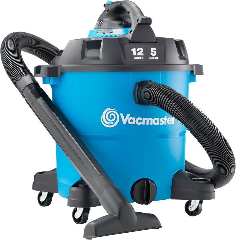 Vacmaster Blue Line 12-Gallon* 5 Peak HP† Wet/Dry Vacuum with Detachable Blower VBV1210 - Image 1